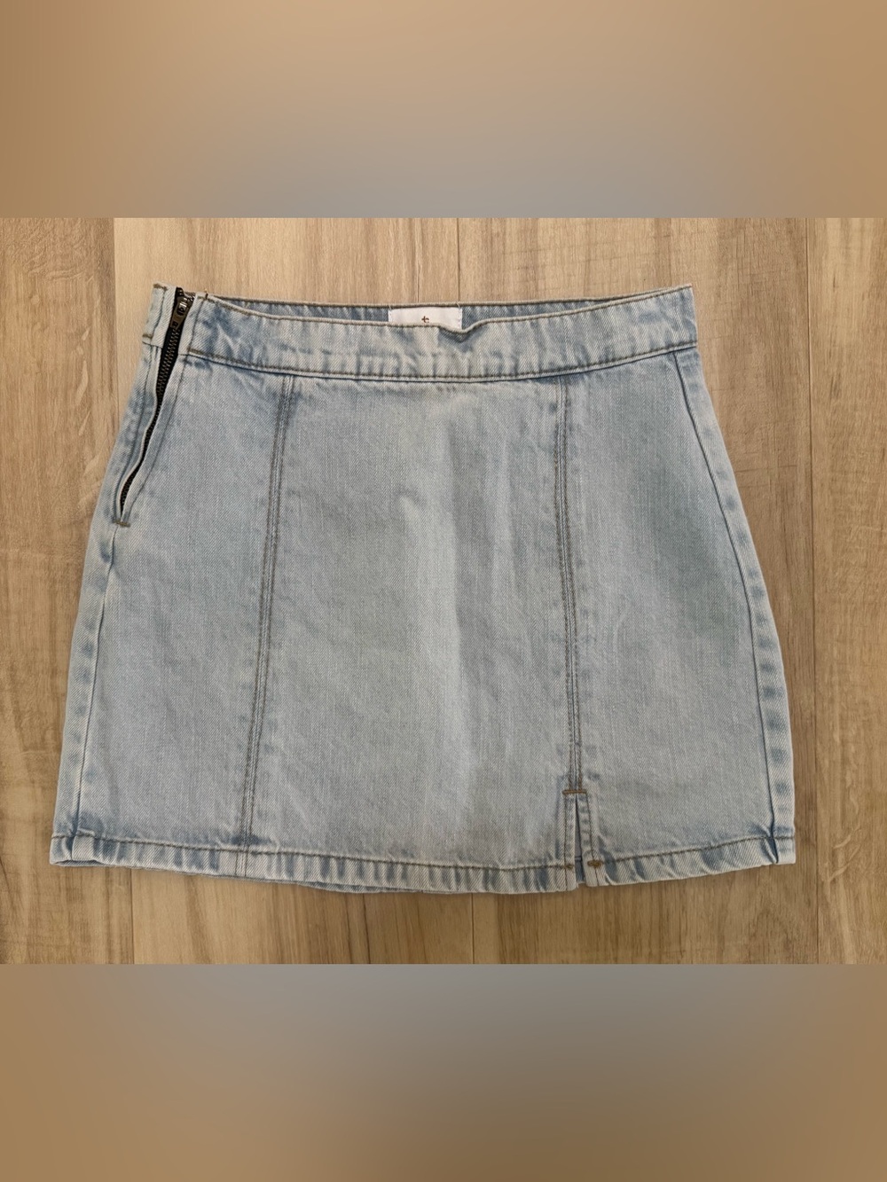 True Craft Light Blue Denim Mini Skirt